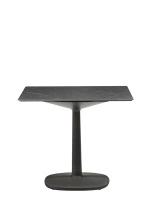 Multiplo Square 78x78 cm Stół Czarny Czarny Marquina