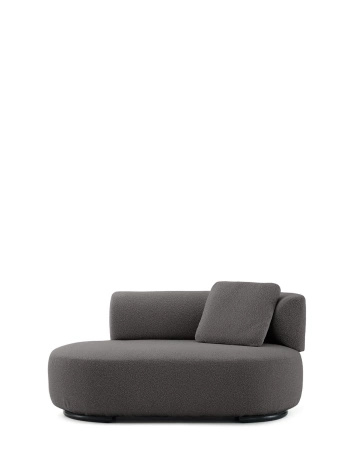 K-Waiting Dormeuse Bouclé Lounger Gray