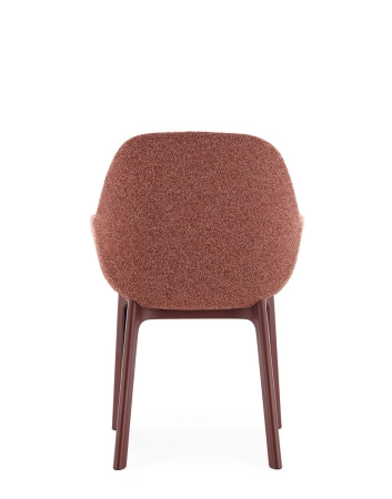 Clap Tissue Shirley Burgundy Rust Armchair