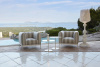 Kabuki Outdoor Standing Lamp Transparent