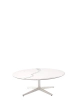 Multiplo Low Round Ø118 cm Table White White