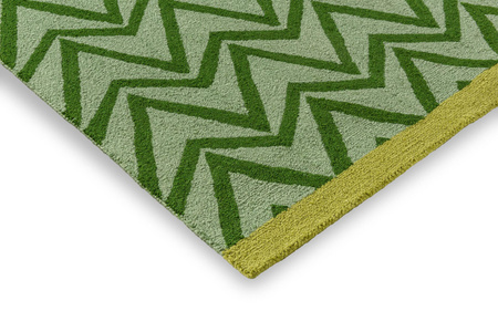 Brink&Campman Dhurrie Green rug 426307