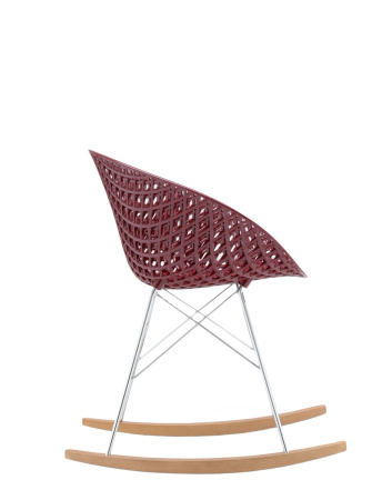 Smatrik Dondolo Chair Plum Chrome Plated