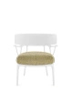 A.I. Lounge Texture Armchair White Yellow