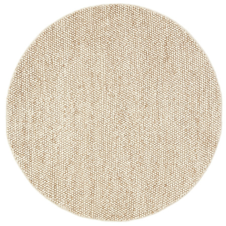 Rezas Bubbles Beige Round Rug R-1902