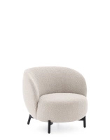 Lunam Armchair Curly Biały