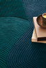 Toulemonde Bochart Tumulus Bleu Carpet