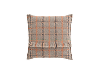 Gan Garden Layers Big Tartan Terracotta Pillow