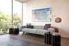 Largo Two-Seater Gubbio Sofa Zielony