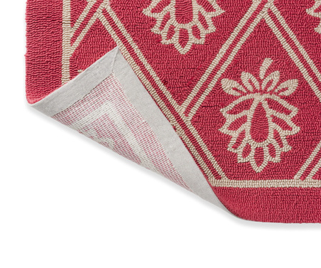 Laura Ashley Porchester Poppy Red Outdoor Carpet 480200