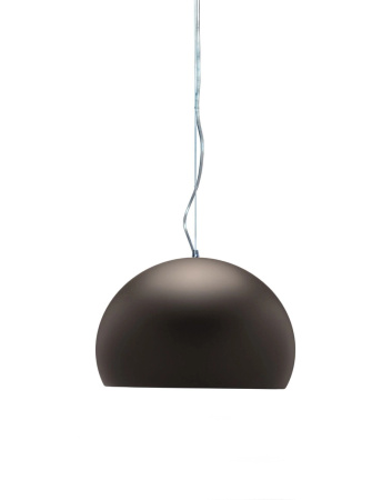 Small Fl/y Mat Pendant Lamp Brown