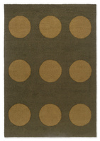 Brink&Campman Festival Dots Olive Green rug 495817