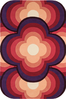 Toulemonde Bochart Flower Power Fuchsia Carpet