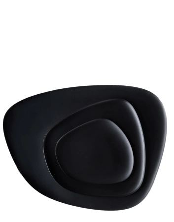 Namaste' Set of Plates Black