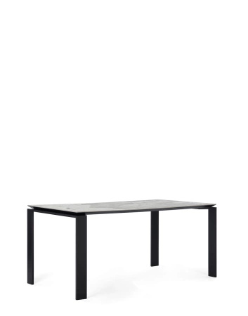  Four Ceramic 158x79 cm Black Nature Tundra Table