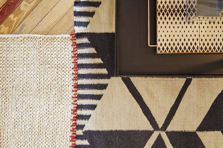 Gan Rustic Chic Geo Pistachio Carpet