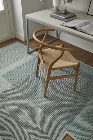 Gan Canevas Geo Green Carpet