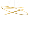 Lampa Wisząca Nemo Ellisse Triple 2700 K Złoty