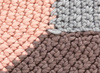 Gan Crochet Mono Pink Rug