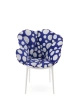 Alice's Flowers Pillow Blue Dots