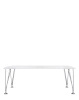 Max 190x90 cm White Chrome Table