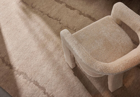 Reza's New Age Path Rug Beige