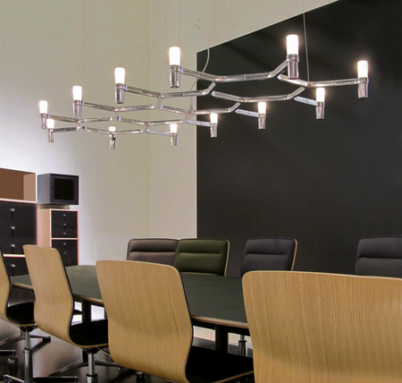 Lampa Wisząca Nemo Crown Plana Major Biały
