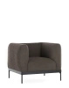 Asia Armchair (Bouclè) Gray