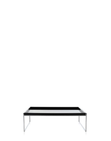  Trays 80 cm x 80 cm Stolik Czarny