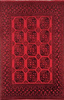 Afghan Agha Red Wool Carpet 200 x 300