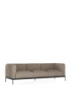 Asia Three-Seater Sofa (Bouclè) Beige
