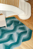 Toulemonde Bochart Flow Aqua Carpet