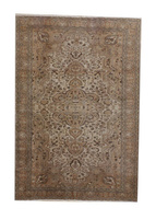 Vintage Iranian Wool Rug Unique 12181 196 x 287
