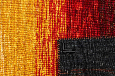 Rezas Panorama Kelim Black Terra Carpet