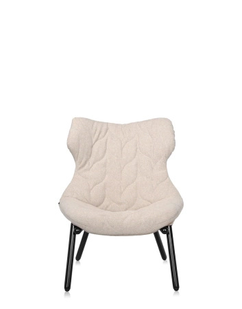Foliage Trevira Armchair Black Beige