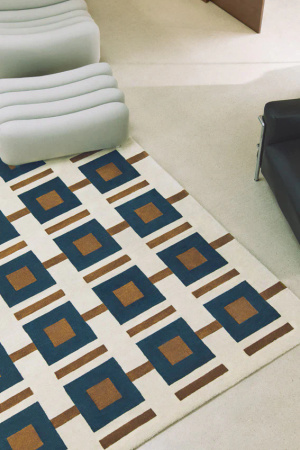 Toulemonde Bochart Elena Bleu vert carpet