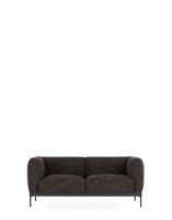 Asia Sofa Two-Seater (Cotone Structure) Ciemnoszary