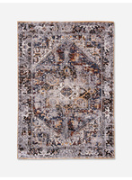 Louis de Poortere Antiquarian Antique Heriz Divan Rug Blue 8707