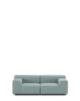 Plastics Outdoor Two-Seater Sofa Zielony