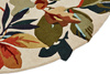 Sanderson ROBIN'S WOOD RUSSET BROWN ROUND rug 146501