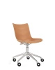 P/Wood Basic Veneer Chair With Wheels Light Wood Chrome FSC™