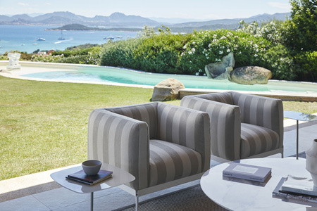 Asia Outdoor Fotel Niebieski