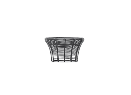 Stołek Gan Aram Low Anthracite