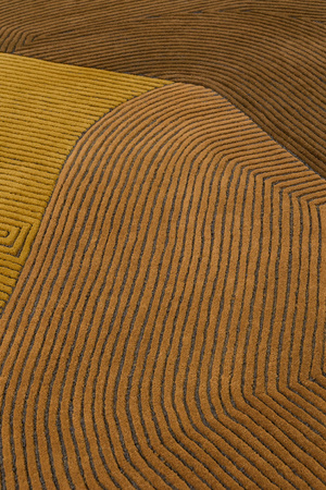 Toulemonde Bochart Tumulus Safran carpet