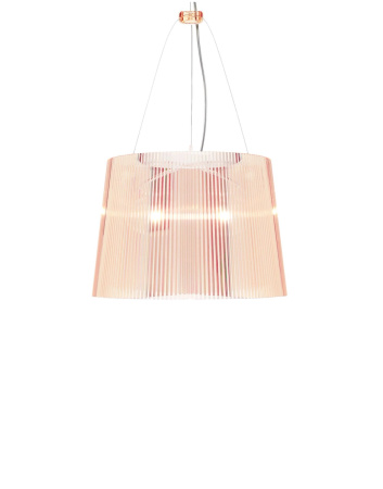 Gè Transparent Pendant Lamp Pink