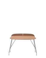 Earl Of Wood 119x65 cm Desk Bright Wood Chrome Plated