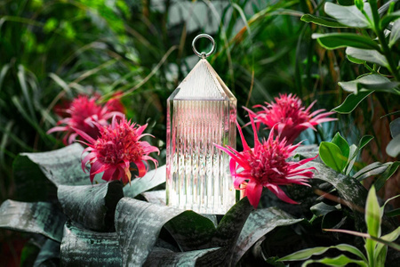 Lantern Table Lamp Purple