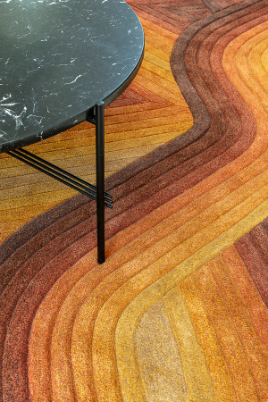 Toulemonde Bochart Flow Ocre Carpet