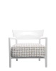Cara Armchair White-Beige