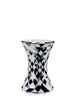 Stone Metal Stolik Pomocniczy Chrom